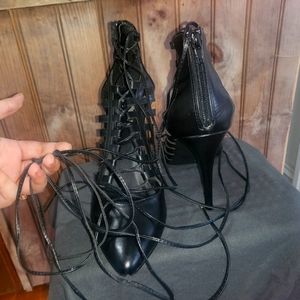 US 8 Women's Charlotte Ruse thigh-high leg wrap